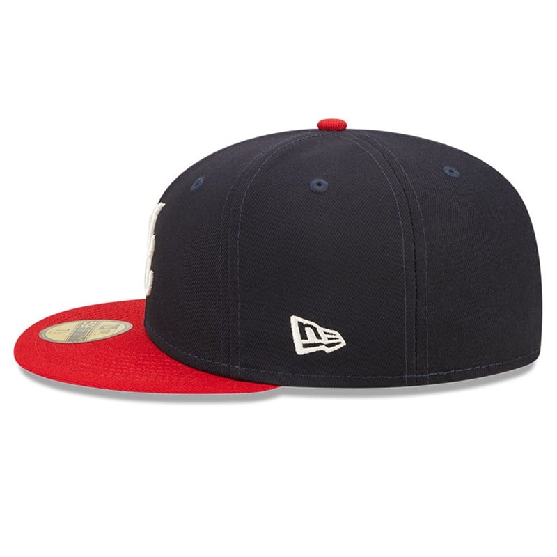 59fifty New Era Atlanta Braves MLB Pop Sweat Fitted Gorras Azules | KG9617085