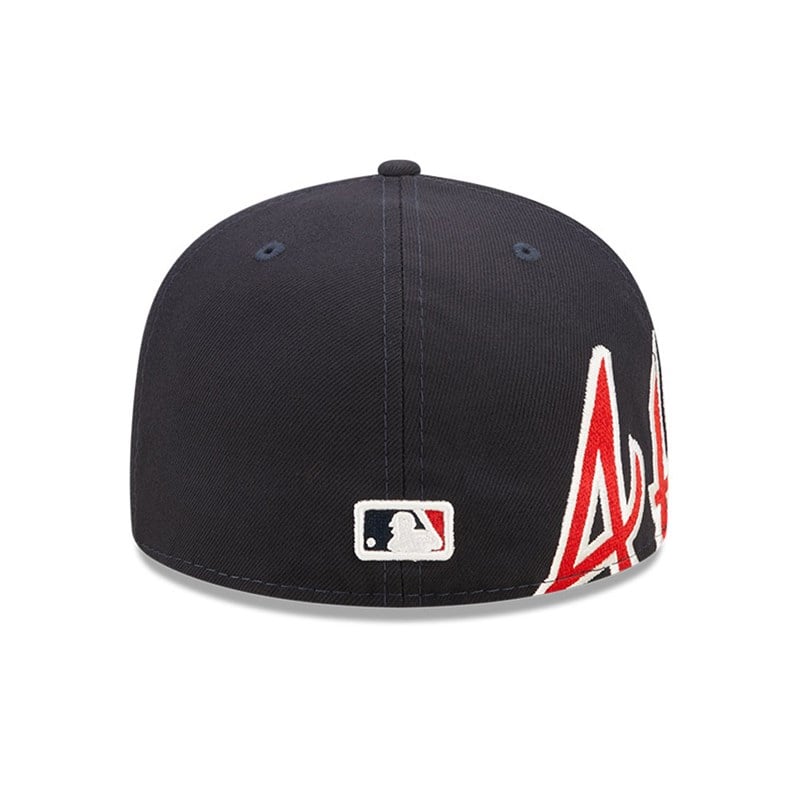 59fifty New Era Atlanta Braves MLB Side Split Fitted Gorras Azules | PJ9106753