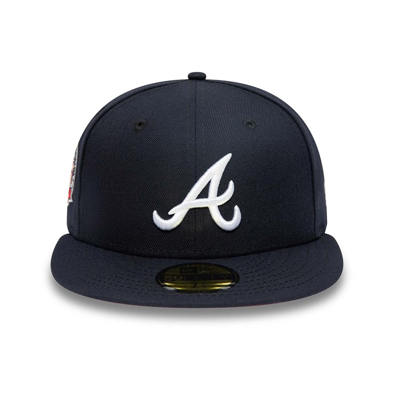 59fifty New Era Atlanta Braves National League Stadium Fitted Gorras Azules | RI5398702