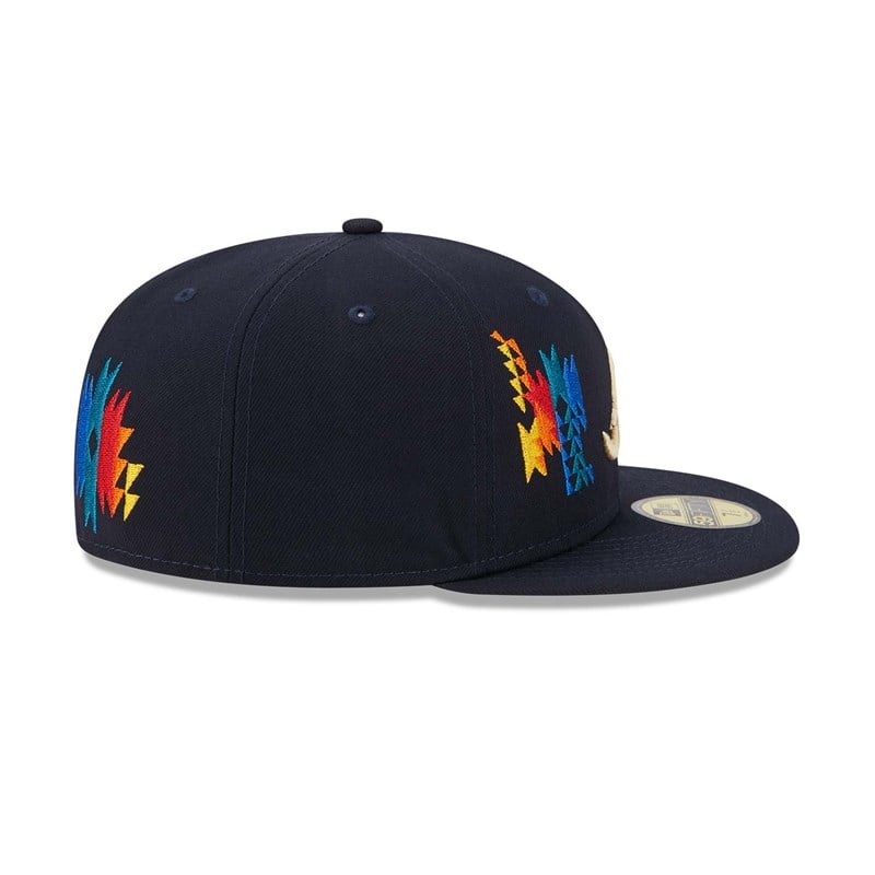 59fifty New Era Atlanta Braves Southwestern Fitted Gorras Azules | KL8032975