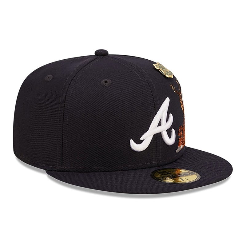 59fifty New Era Atlanta Braves State Park Fitted Gorras Azules | UN7598402