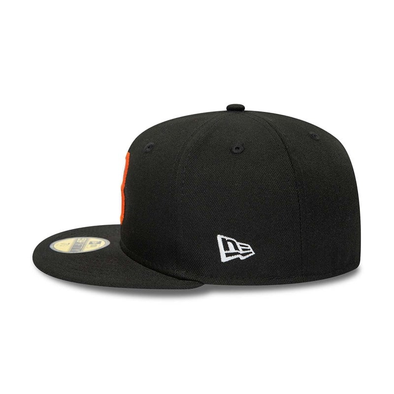 59fifty New Era Baltimore Orioles 50th Anniversary Fitted Gorras Negros | PL1975406