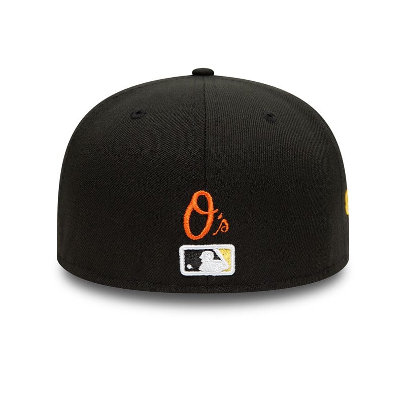 59fifty New Era Baltimore Orioles Side Patch Bloom Fitted Gorras Negros | AP2078659