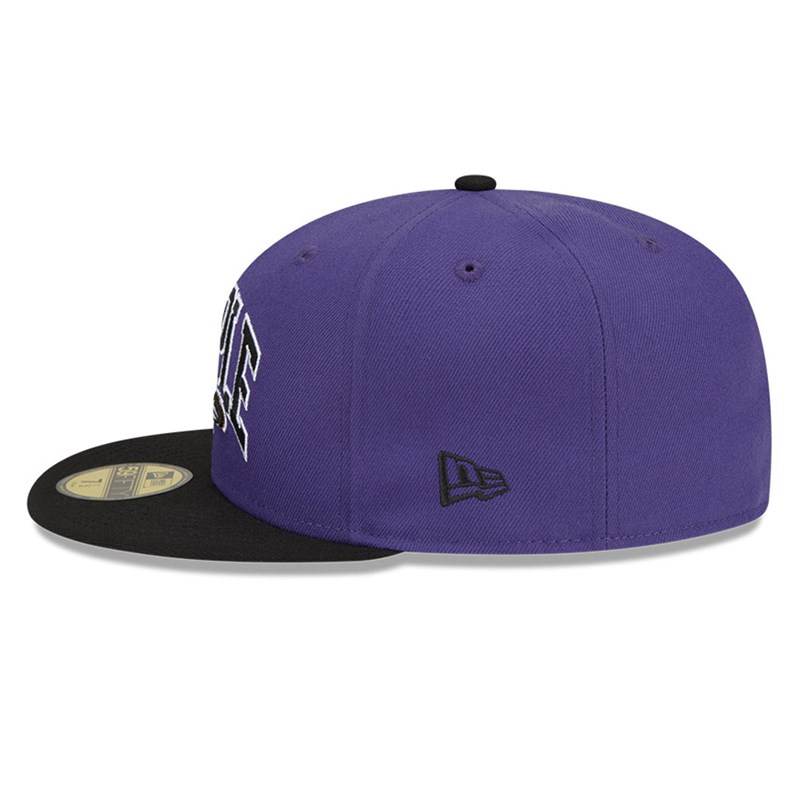 59fifty New Era Baltimore Ravens X Staple Fitted Gorras Morados | RT9308752