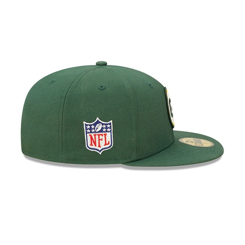 59fifty New Era Bay Packers NFL Sideline 2022 Fitted Gorras Verdes | QM0352816