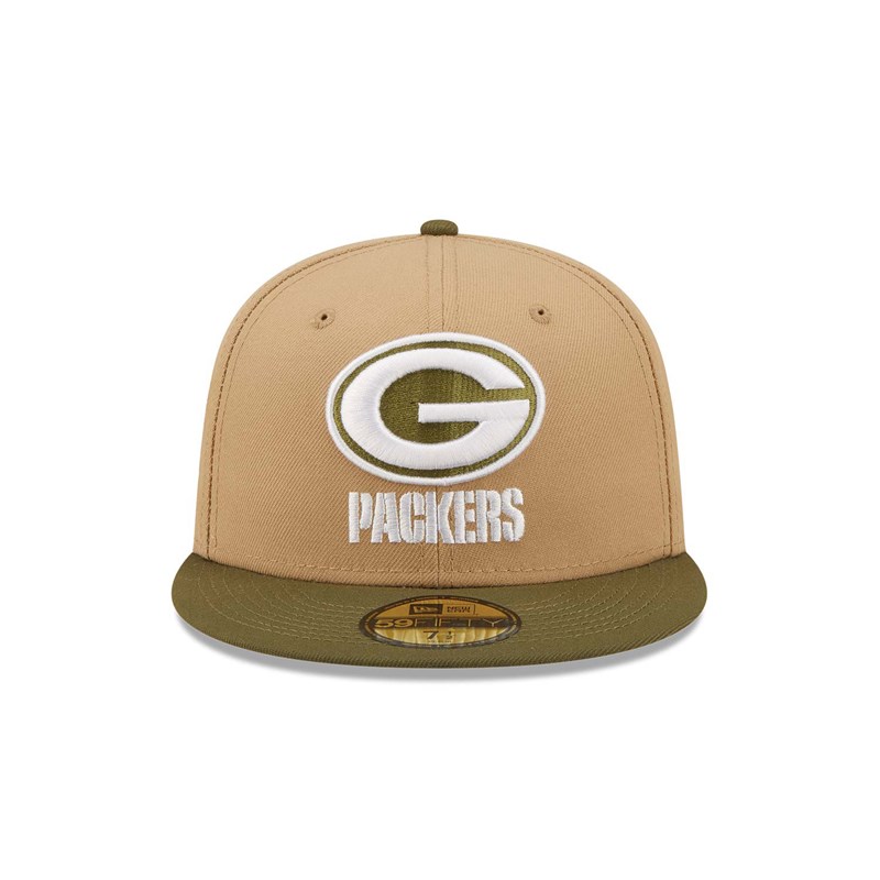 59fifty New Era Bay Packers NFL Teams Gorras Marrom | EA2178309