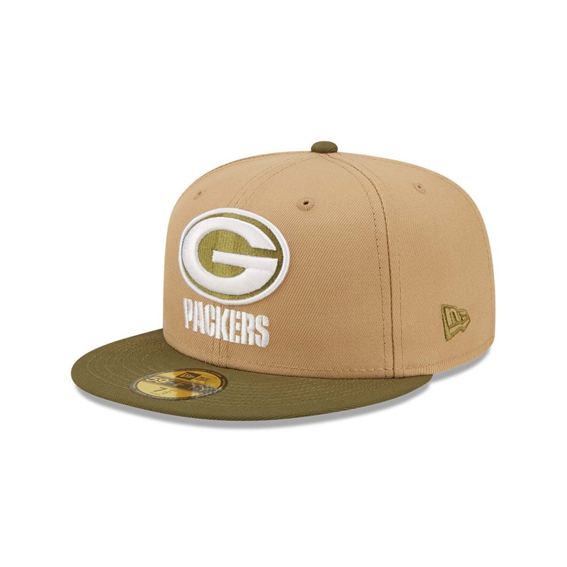 59fifty New Era Bay Packers NFL Teams Gorras Marrom | EA2178309