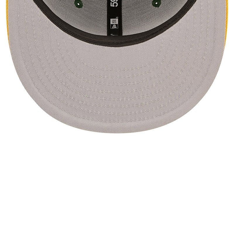 59fifty New Era Bay Packers Ne Letterman Fitted Gorras Verdes | VP3748012