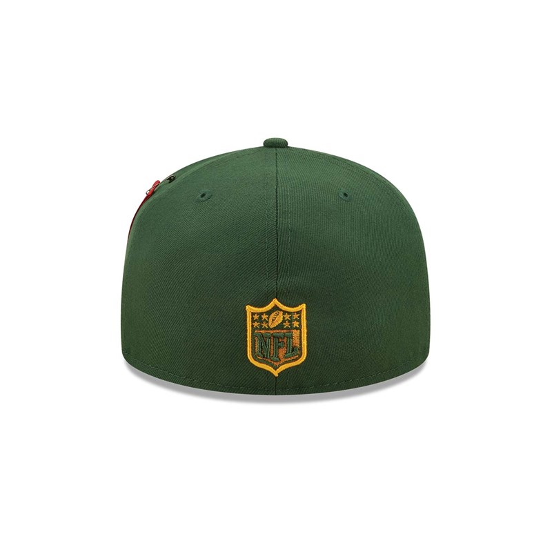 59fifty New Era Bay Packers X Alpha Industries Fitted Gorras Verdes | ZU8169254