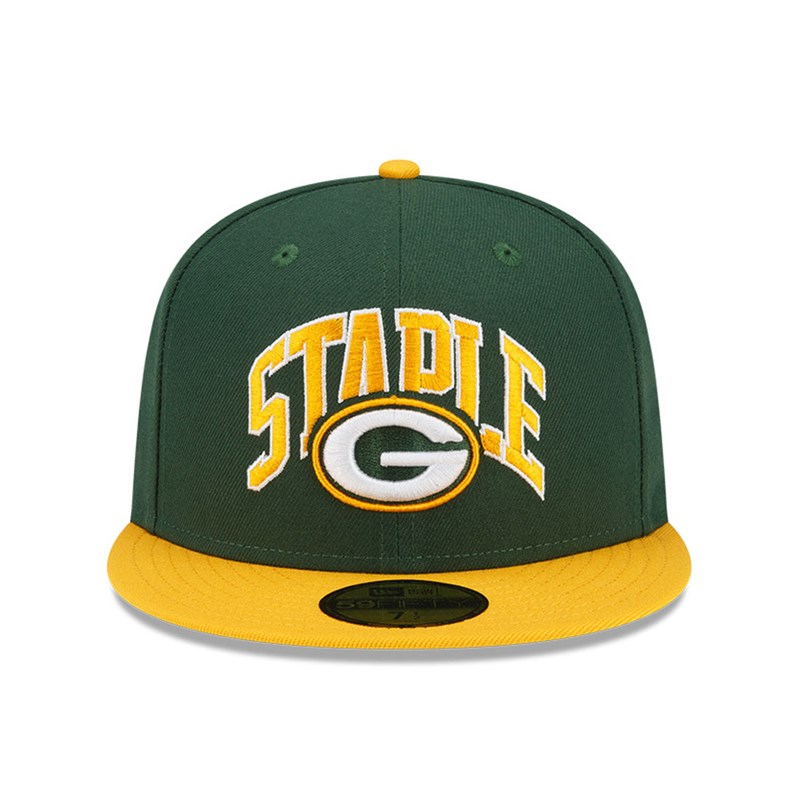 59fifty New Era Bay Packers X Staple Fitted Gorras Verdes | UW1270653