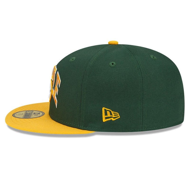 59fifty New Era Bay Packers X Staple Fitted Gorras Verdes | UW1270653