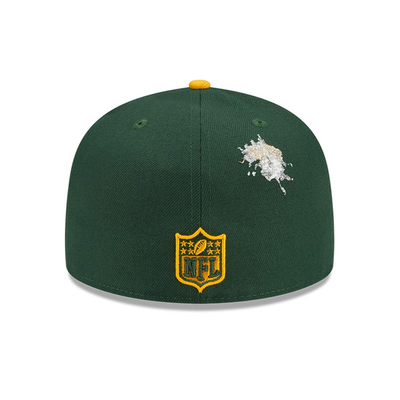 59fifty New Era Bay Packers X Staple Fitted Gorras Verdes | UW1270653