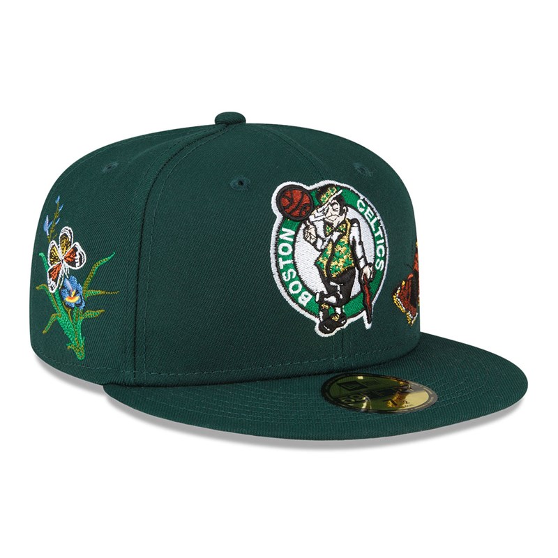 59fifty New Era Boston Celtics Felt X NBA Fitted Gorras Verdes | UP3625904