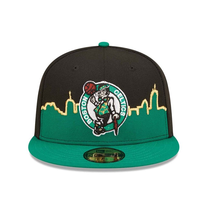 59fifty New Era Boston Celtics NBA Tip Off 2022 Fitted Gorras Negros | PD2165893