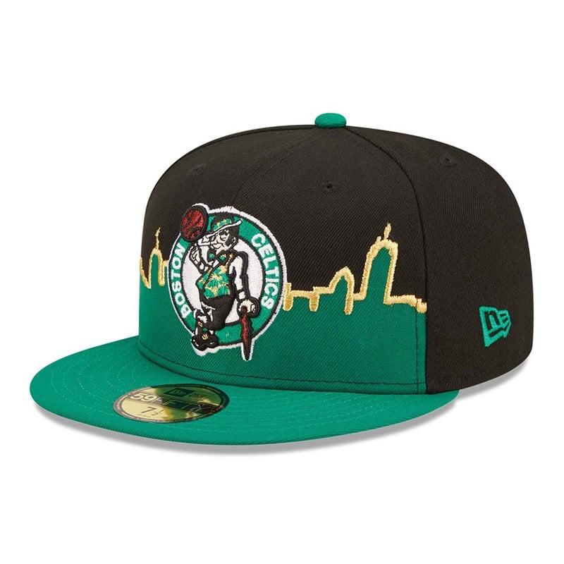 59fifty New Era Boston Celtics NBA Tip Off 2022 Fitted Gorras Negros | PD2165893