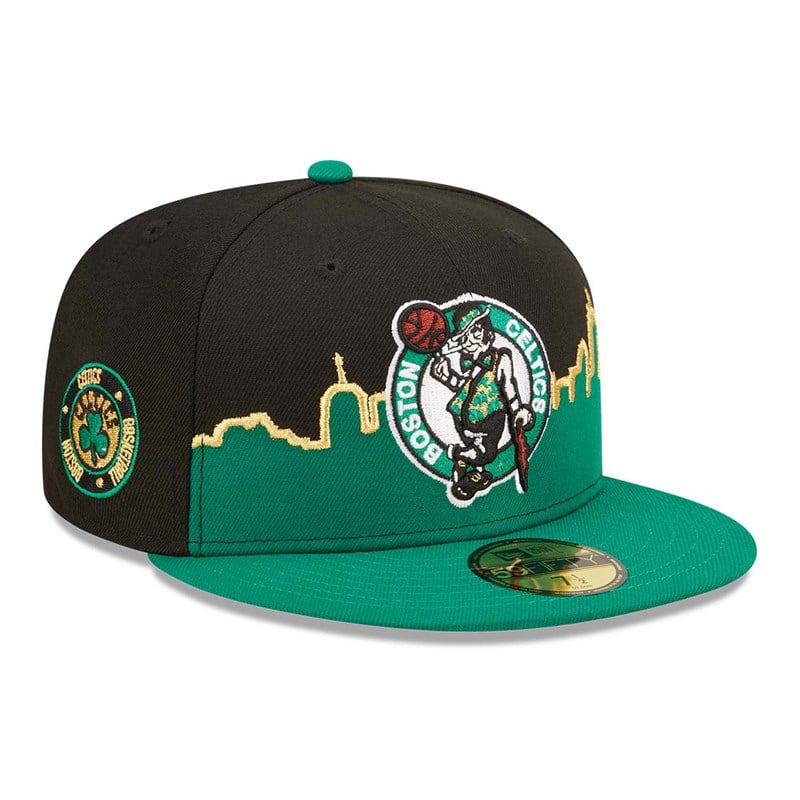 59fifty New Era Boston Celtics NBA Tip Off 2022 Fitted Gorras Negros | PD2165893