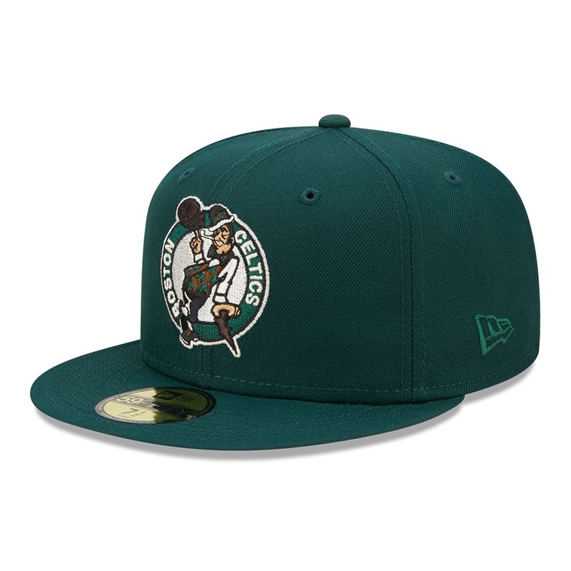 59fifty New Era Boston Celtics Twilight Fantasy Fitted Gorras Verdes | VL2954016