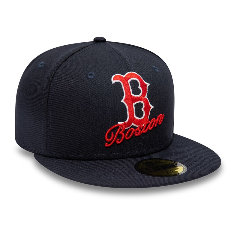 59fifty New Era Boston Sox Dual Logo Gorras Azules | SR6783415