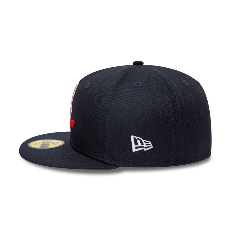 59fifty New Era Boston Sox Dual Logo Gorras Azules | SR6783415