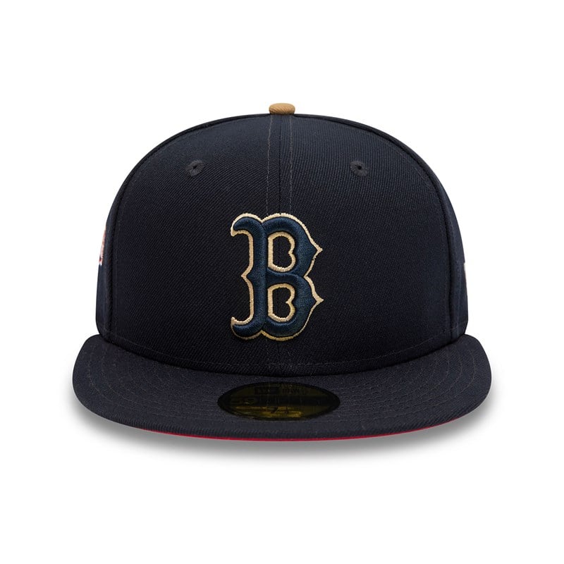 59fifty New Era Boston Sox Fall Colours Fitted Gorras Azules | LF4851027