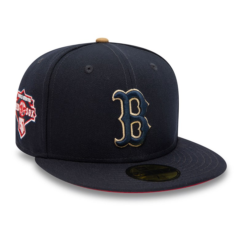 59fifty New Era Boston Sox Fall Colours Fitted Gorras Azules | LF4851027