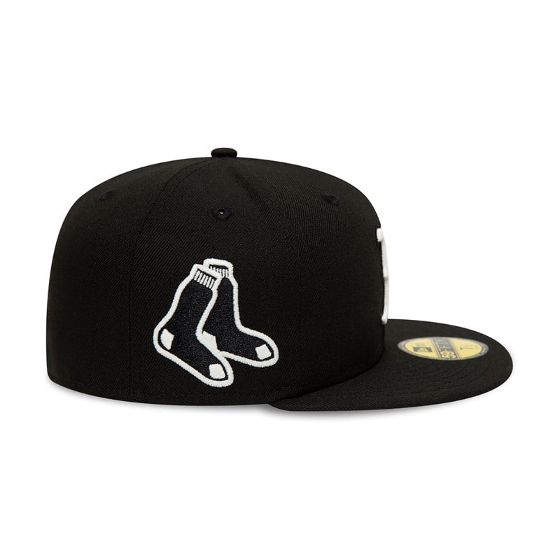 59fifty New Era Boston Sox Glow In The Fitted Gorras Negros | RB2471583