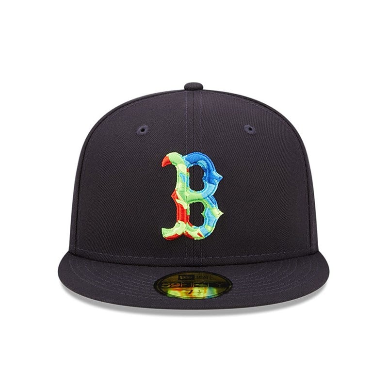 59fifty New Era Boston Sox Infrared Fitted Gorras Azules | PW0971528