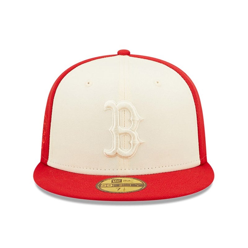 59fifty New Era Boston Sox MLB 2-tone Fitted Gorras Rojos | XP6537928