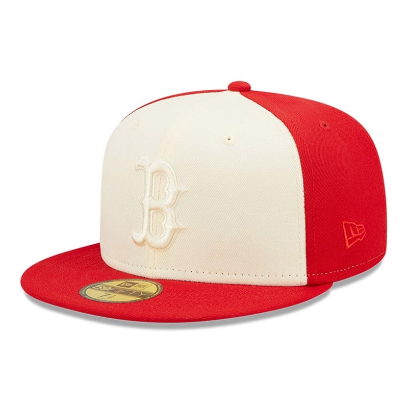 59fifty New Era Boston Sox MLB 2-tone Fitted Gorras Rojos | XP6537928