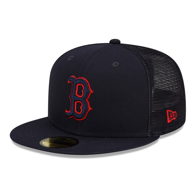 59fifty New Era Boston Sox MLB Batting Practice Gorras Azules | YO8254309