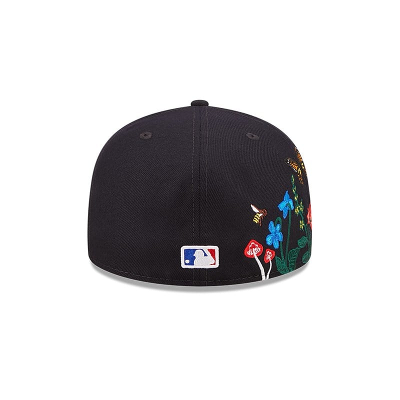 59fifty New Era Boston Sox MLB Blooming Fitted Gorras Azules | OH5083149