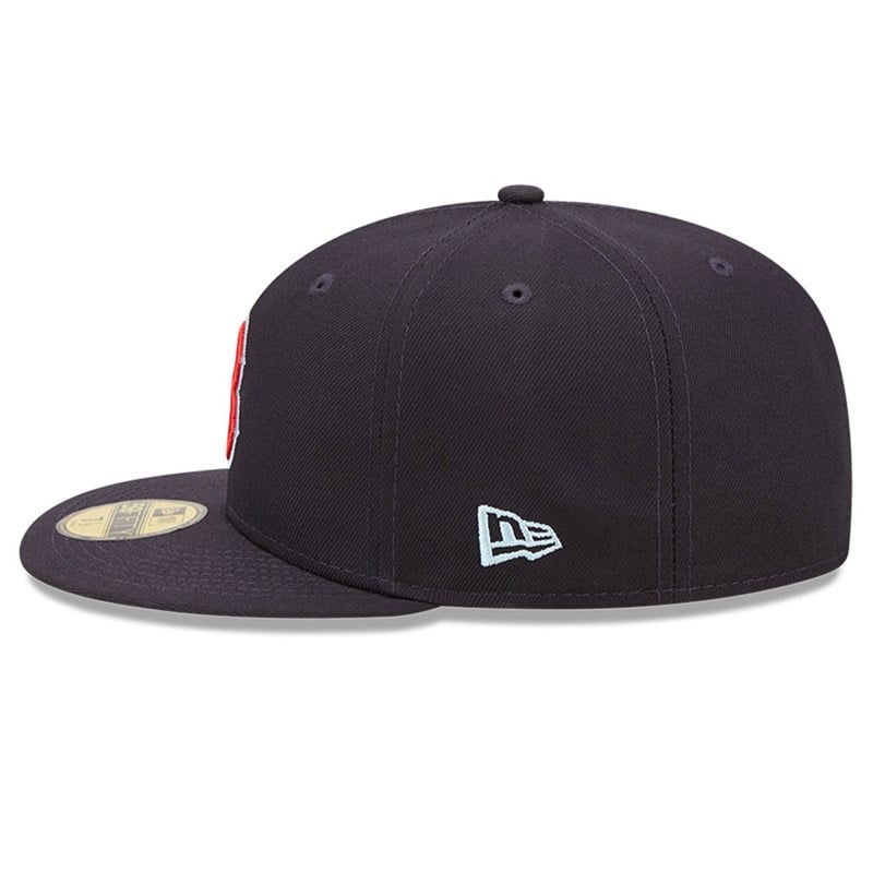 59fifty New Era Boston Sox MLB Cloud Fitted Gorras Azules | IX7581239