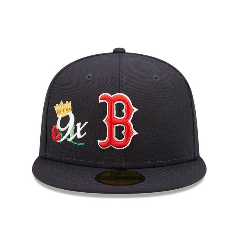 59fifty New Era Boston Sox MLB Crown Champs Fitted Gorras Azules | SH4591683