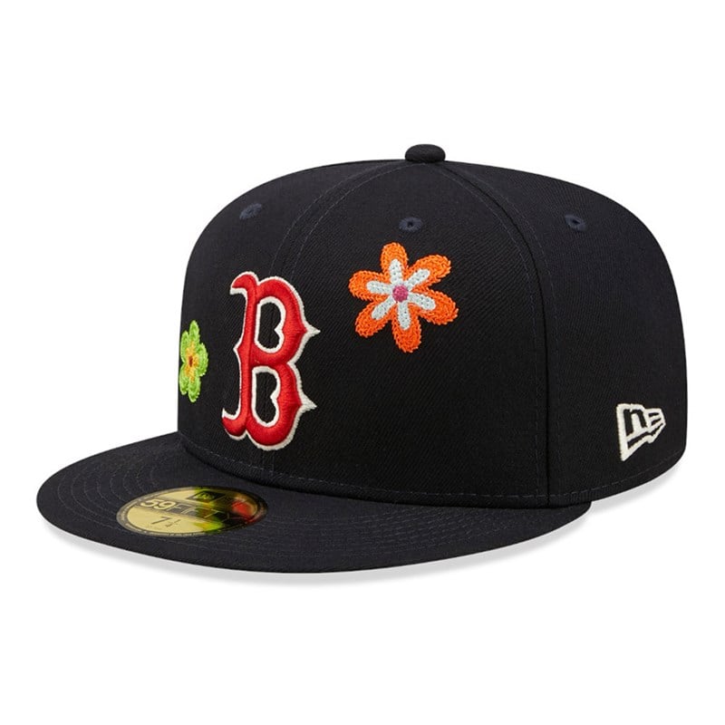 59fifty New Era Boston Sox MLB Fitted Gorras Azules | PC1602497