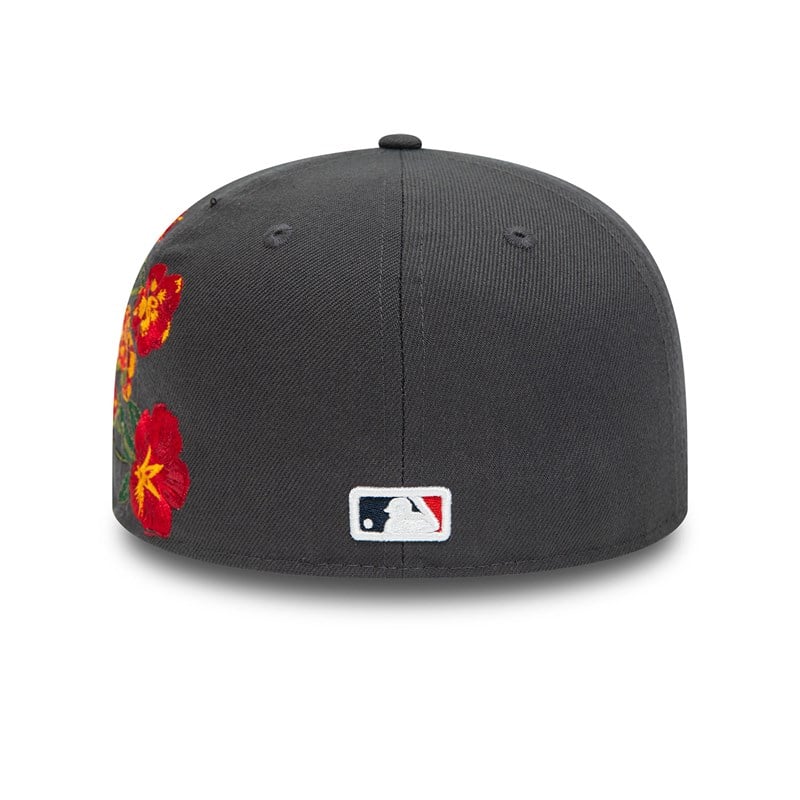 59fifty New Era Boston Sox MLB Floral Fitted Gorras Grises | LR5894712