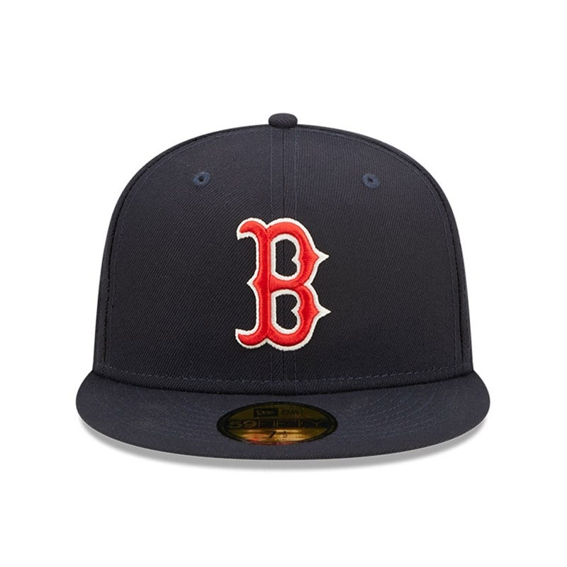 59fifty New Era Boston Sox MLB Pop Sweat Fitted Gorras Azules | PV3798026