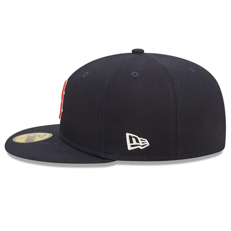 59fifty New Era Boston Sox MLB Pop Sweat Fitted Gorras Azules | PV3798026