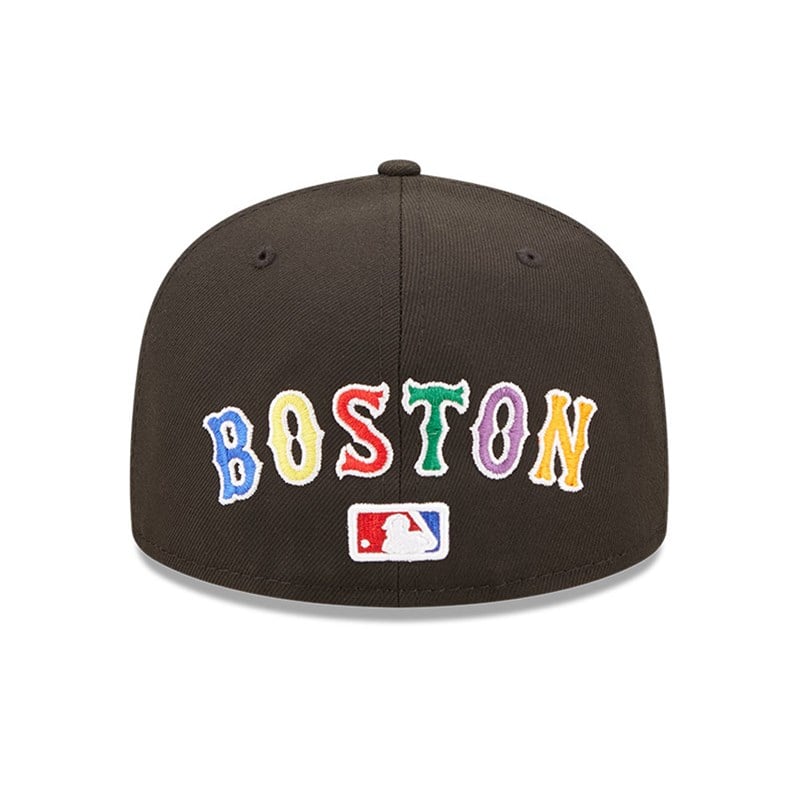 59fifty New Era Boston Sox MLB Prismatic Fitted Gorras Negros | ZC9137654