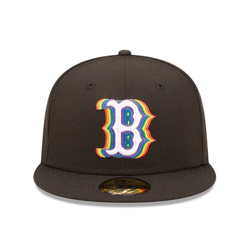 59fifty New Era Boston Sox MLB Prismatic Fitted Gorras Negros | ZC9137654