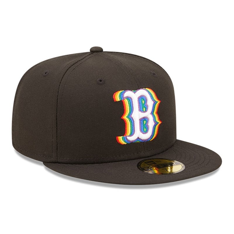 59fifty New Era Boston Sox MLB Prismatic Fitted Gorras Negros | ZC9137654