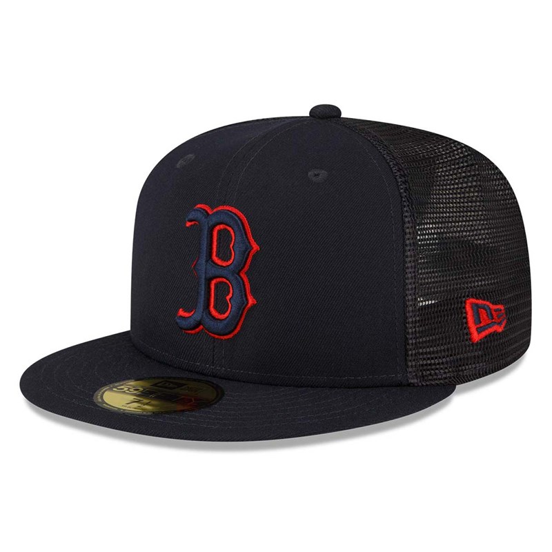 59fifty New Era Boston Sox MLB Spring Entrenamiento Fitted Gorras Azules | AG9610725