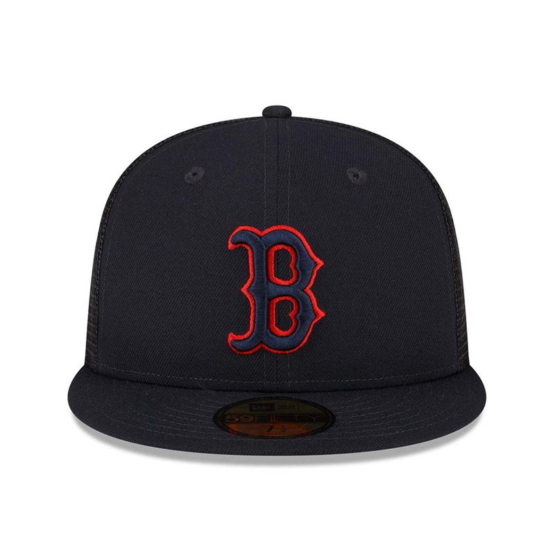 59fifty New Era Boston Sox MLB Spring Entrenamiento Fitted Gorras Azules | AG9610725