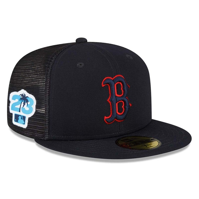 59fifty New Era Boston Sox MLB Spring Entrenamiento Fitted Gorras Azules | AG9610725