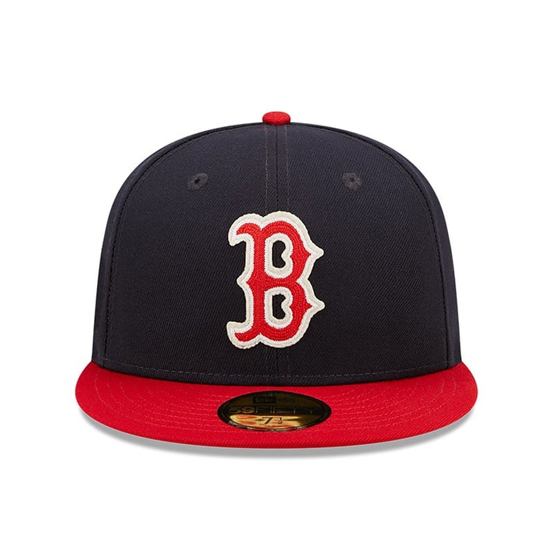 59fifty New Era Boston Sox Ne Letterman Fitted Gorras Azules | IT6753184