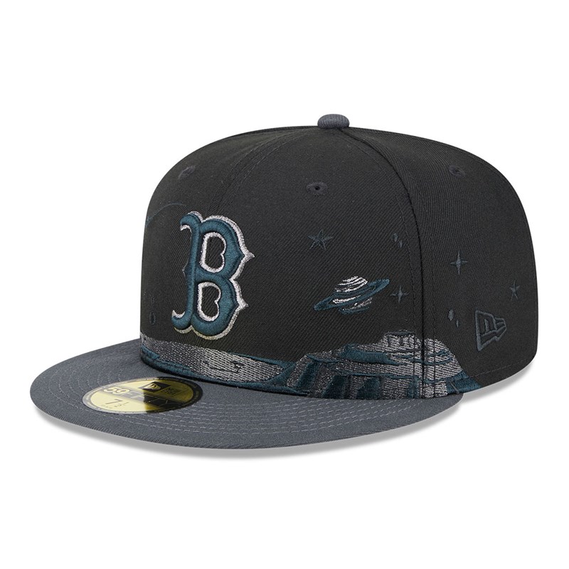 59fifty New Era Boston Sox Planetary Fitted Gorras Negros | NI8570439