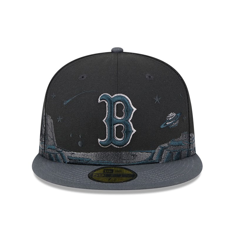 59fifty New Era Boston Sox Planetary Fitted Gorras Negros | NI8570439