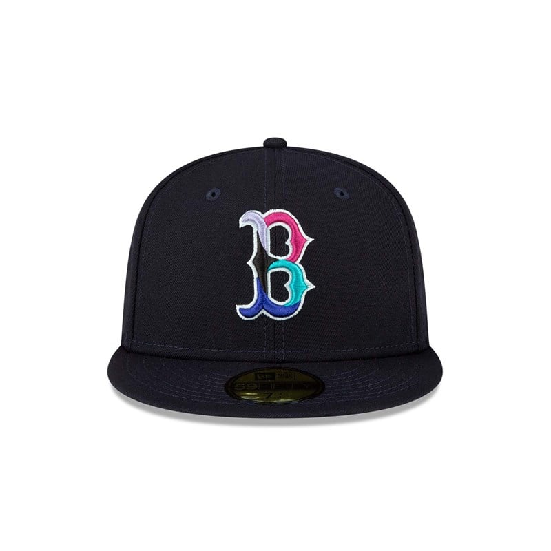 59fifty New Era Boston Sox Polarlights Fitted Gorras Azules | VC9721456