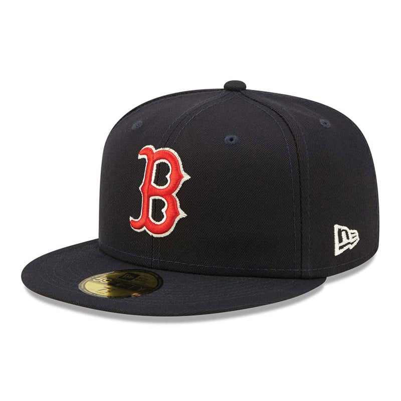 59fifty New Era Boston Sox Pop Fitted Gorras Azules | RE3582094