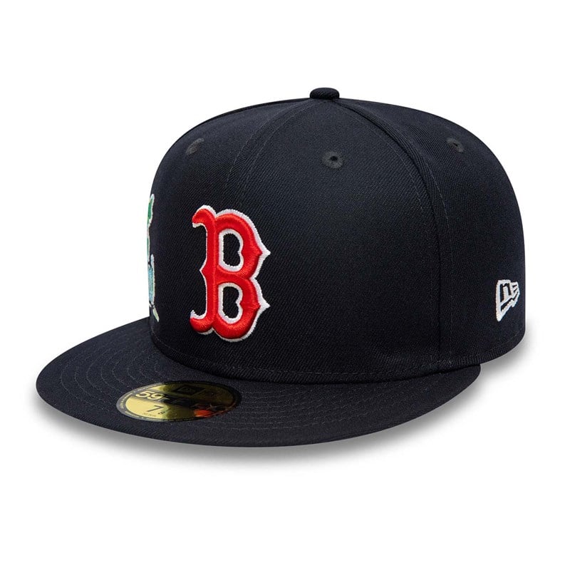 59fifty New Era Boston Sox Stateview Fitted Gorras Azules | NG9487132