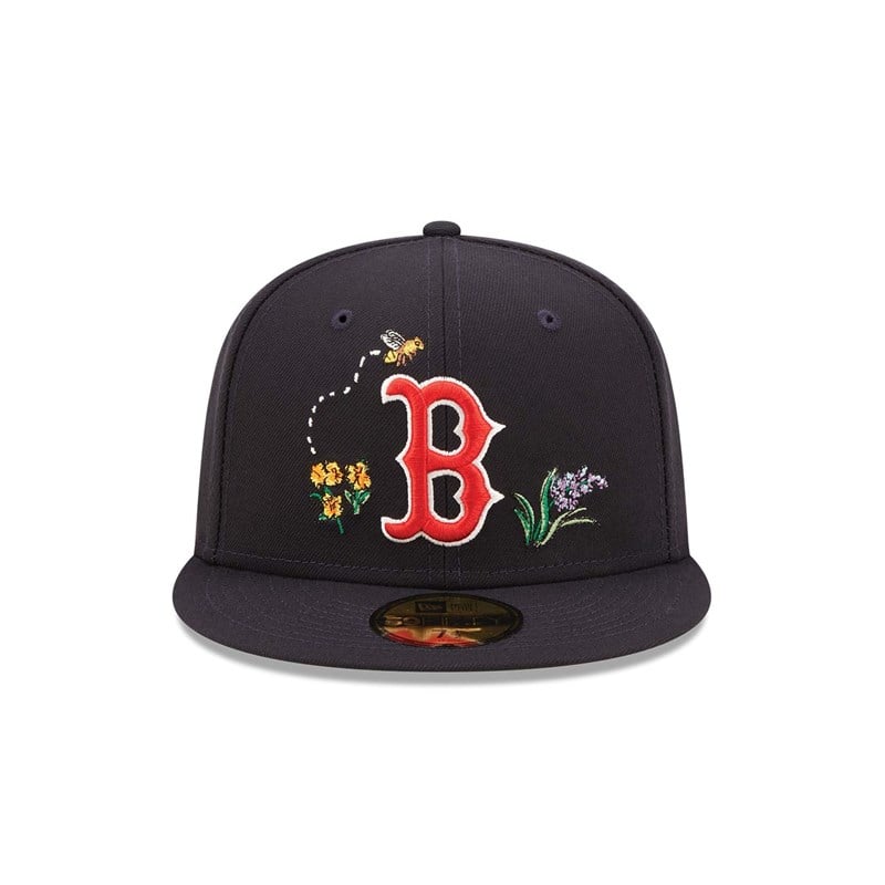 59fifty New Era Boston Sox Watercolour Floral Gorras Azules | NP9827403